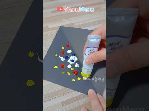 🦋Mixing Colors #shorts #art #diy  #shortvideo #satisfying #easydrawing  #tutorial  #painting