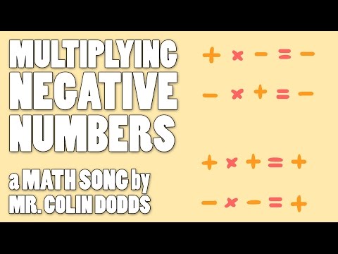 Colin Dodds - Multiplying Negative Numbers (Math Song)