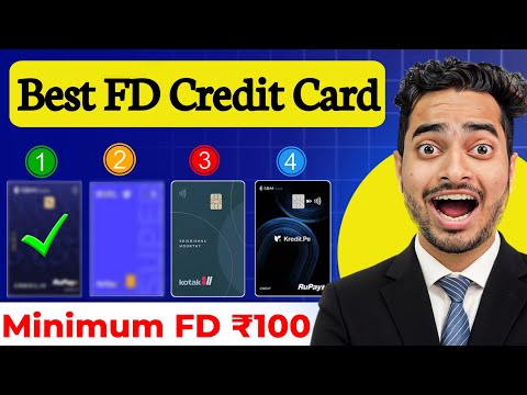 Top 3 FD-Based Credit Cards 2025 | Best Credit Cards Against Fixed Deposit in India | FD Credit Card