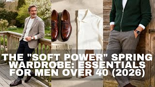 The "Soft Power" Spring Wardrobe: Essentials for Men Over 40 (2026)
