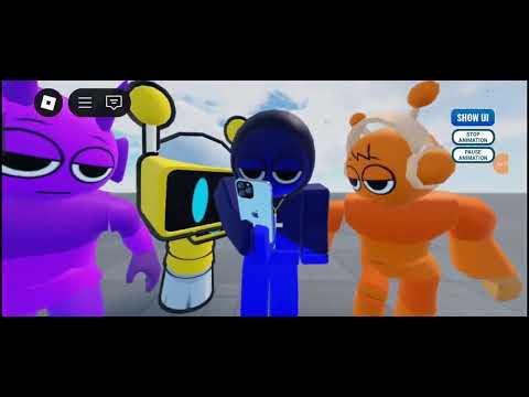 Jevin & FunBot & Oren & Durple Got Scared By  Phone