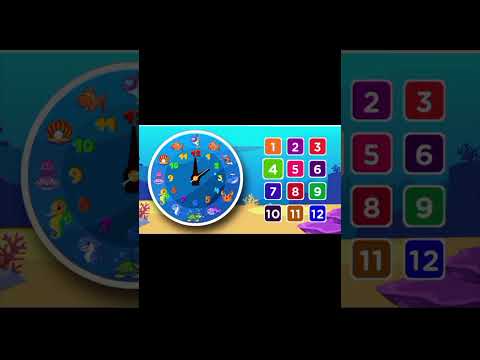 Count numbers of wall clock #counting #countingnumbers #mathematics #countingforpreschool #subscribe