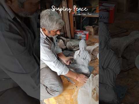 ♥️ BUDDHA STATUE MAKING #shortfeed#shortvideo#shorts#buddha#statue#art#diy#pune#craft