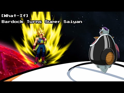 [What-If] Bardock Turns Super Saiyan Against Frieza - (Short Sprite Animation)
