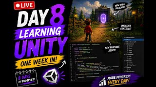 🔴 Day 8 of Learning Unity | Complete Beginner Game Dev Journey 🎮