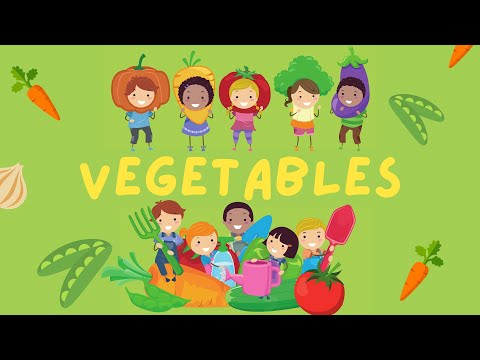 VEGETABLES  for Kids | Spelling Video for Children