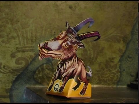 Free creepy quirky goat illusion!