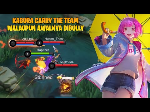 Kagura Hard Game! Slaughtered by Early Heroes, But Still Comeback?! | Mobile Legends