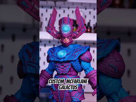 Custom McFarlane Galactus! #galactus #mcfarlanetoys #customactionfigures #marvel #silversurfer