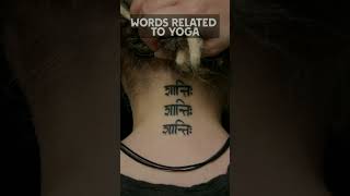 Yoga tattoo ideas #spiritualtattoo #yogatattoo #yoga