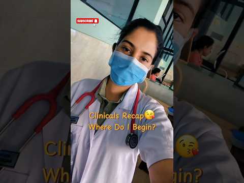 Clinical recap ✨#medschool #shorts #medstudent #unilife #clinical #medical #medschool #vlog #short