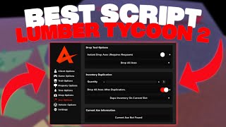 The *BEST* Lumber Tycoon 2 Script! (Mod Wood, Axe Dupe & So Much More!)