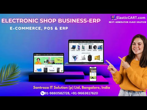Boost sales with Electronics Ecommerce solution|POS|ERP|2024#online business #ecommerce #elasticcart