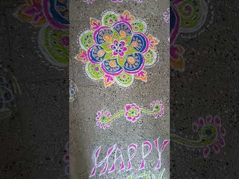#NEW YEAR#NEW YEAR#RANGOLI#