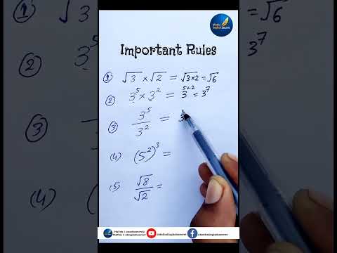 important Rules #mathsenglishsecret #maths #education #shorts