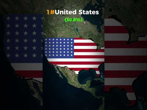 Top 10 countries by total wealth, 2022😱#animatedmap #shorts #map #geography#america#japan#indiamap