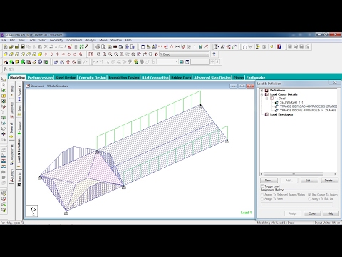 STAAD Pro Tutorials - Analysis & Design of One Way & Two Way Slab ( Day 38 )