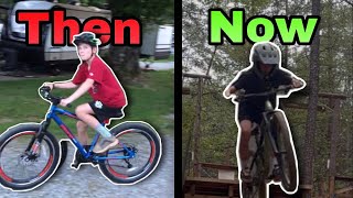 My 2 Year MTB Progression! 