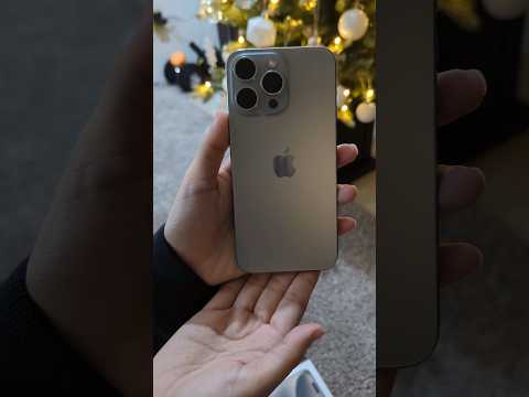 Unboxing iPhone 15 Pro Max in Natural Titanium. #apple #iphone #iphone15promax #unboxing