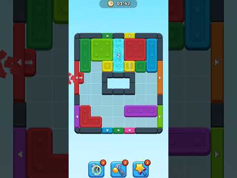 Block Out Game level 28 🔲🔥 | Puzzle Master Ban Paoge? #shorts