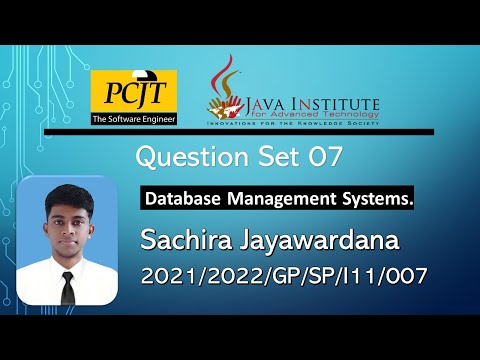 Question set 07 | Delete Query Statement | Sinhala @innovateyouth  #delete #query
