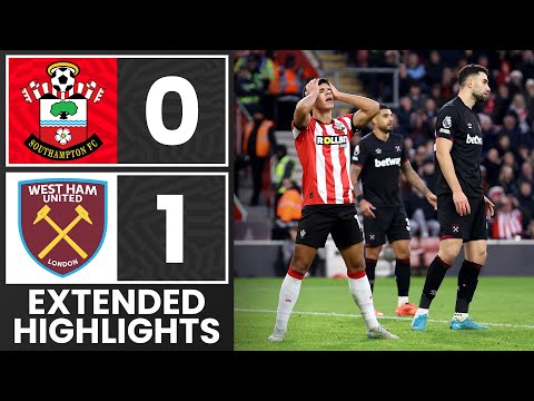 EXTENDED HIGHLIGHTS: Southampton 0-1 West Ham United | Premier League