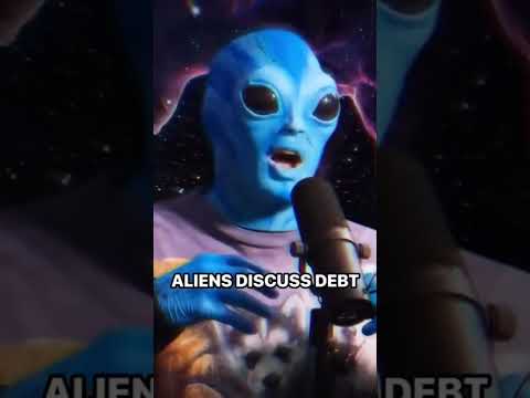 Aliens discussing debt #debt #fiatmoney #bitcoin #fed #endthefed  #debtspiral #aliens