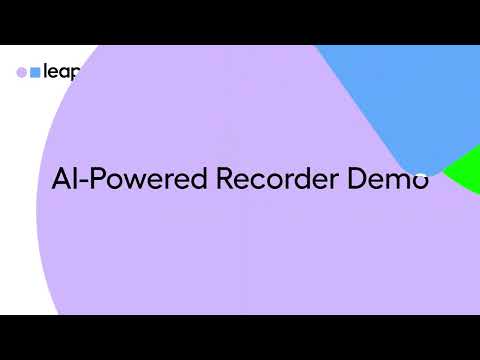 AI-Powered Recorder Demo