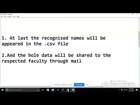 Face Recognition Project 2020