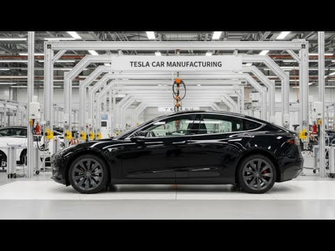 Inside Tesla Factory: Ultra-Realistic Car Assembly Process Explained