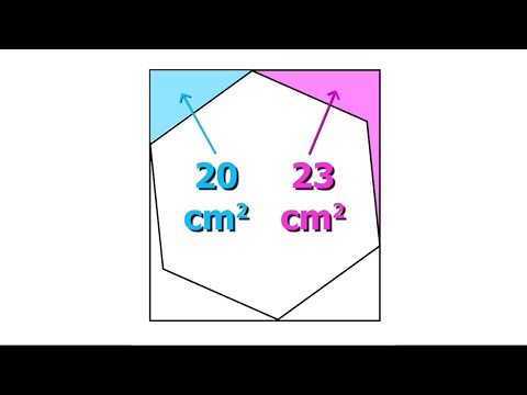 What is the Hexagon's Area? (JMO Prelim 2023)