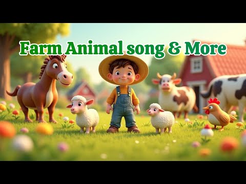 Farm Animal Song + More for kids! | Days of the week | Miss Polly Had a Dolly | Sing Along & Learn