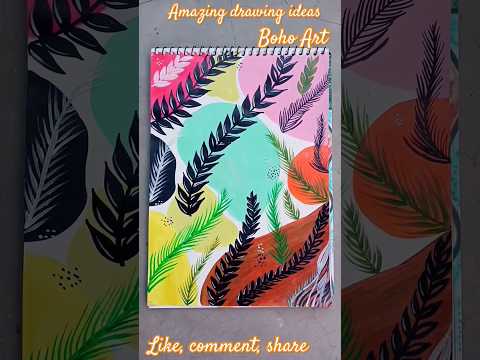 Boho Art🌟#shortsfeed#youtubeshorts#ytshortsindia#ytshorts#drawingideas#easydrawingideas#bohoart
