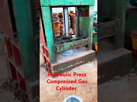 Hydraulic Press Compressed Gas Cylinder | Gas Cylinder | Indian Gas | Hp | Bharat Gas | Hmt | Lpg |G