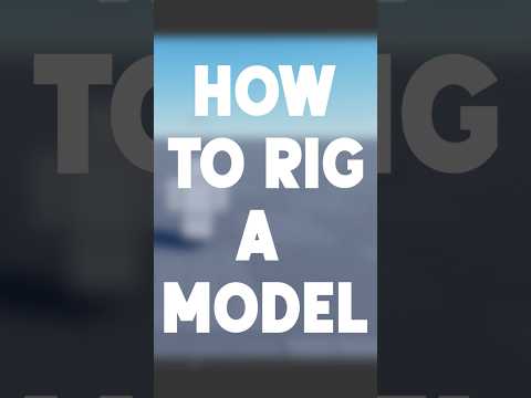 How To Rig Your Model In Less Then 30 Seconds | Roblox Studio #roblox #shorts #viralvideo #rblx