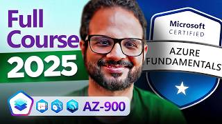 AZ-900 Azure Fundamentals Full Course (2025) | Azure Complete Tutorial for Beginners [2.5 Hours]