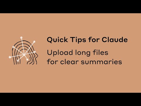 Quick tips for Claude: Long context file uploads
