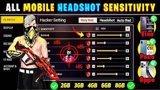 All Mobile headshot sensitivity 🔥|| Free fire headshot setting in tamil | Best Headshot sensitivity