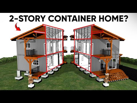 Will It Collapse? My INSANE Plan to Structurally Support a 2-Story Container Home