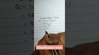 Simplification trick| solve the simplification #yt #ytshorts #ytviral #ytshort #youtubeshort #maths