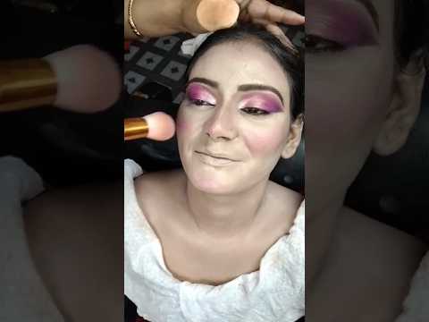 Part-2-Bridal Makeover Tutorial ✨❤️.Foundation+ highlight+Contour+ Blush+Setting Powder ❤️Target-2k