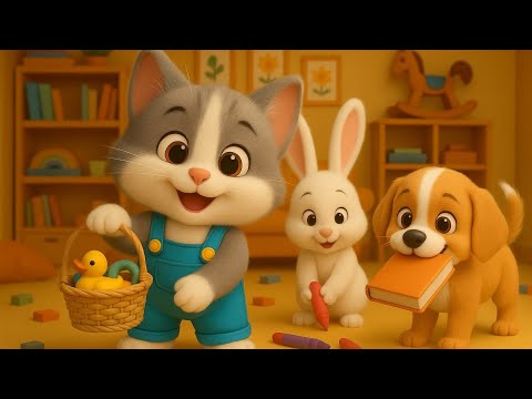 Tidy Up Time with @BrushyBoom! | Fun Clean-Up Song for Kids 🎶