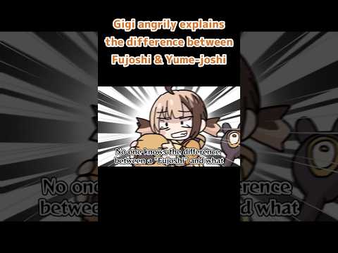 Gigi gets angry at a listener who doesn't understand the difference between Fujoshi and Yumejoshi