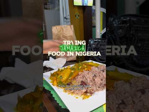 Have you ever tried Jamaican food in Nigeria? 10/10 🇯🇲 x 🇳🇬 #foodreview