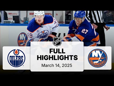 NHL Highlights | Oilers vs. Islanders | March 14, 2025