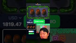 NEW THIMBLES GAME HACK! HOW TO ALWAYS WIN? MEGA WIN IN THIMBLES GAME! #casino #bigwin #hack