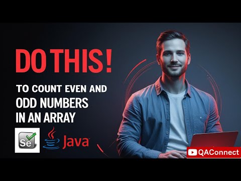 Count Even and Odd Numbers in an Array Using Java | Java Programming for Beginners