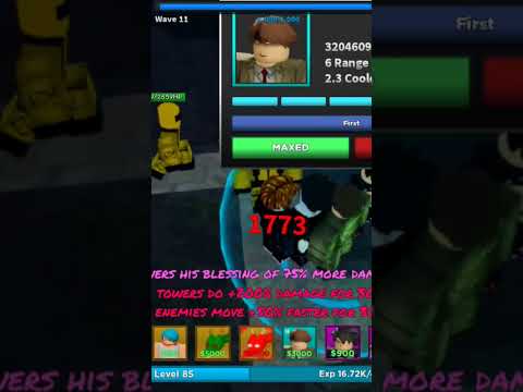 ultimate tower defense highest damage #roblox #towerdefense #robloxgamer #anime #game #gaming #utd