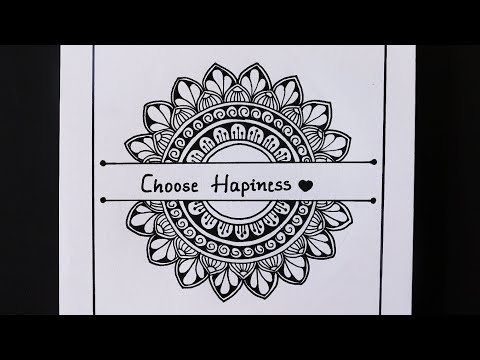 Mandala Art For Beginners | Mandala Art | Easy Mandala Art