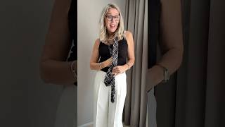 Styling hack to replace your belt #styletips #stylingtips #stylinghacks #styleover40